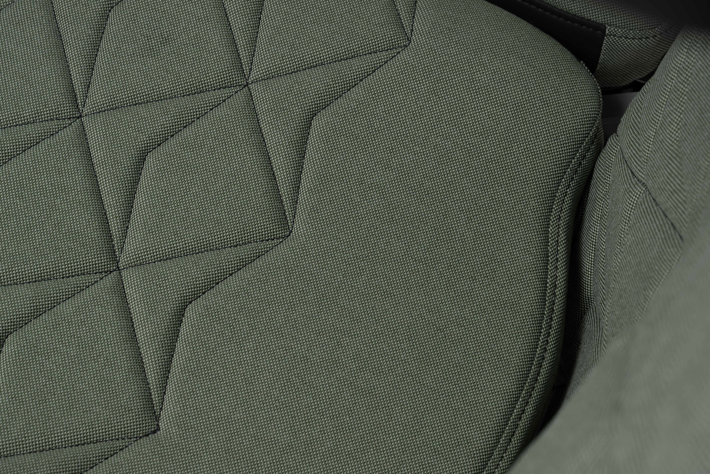 Mirus Falcon AIrcraft Seat close up of stitch pattern