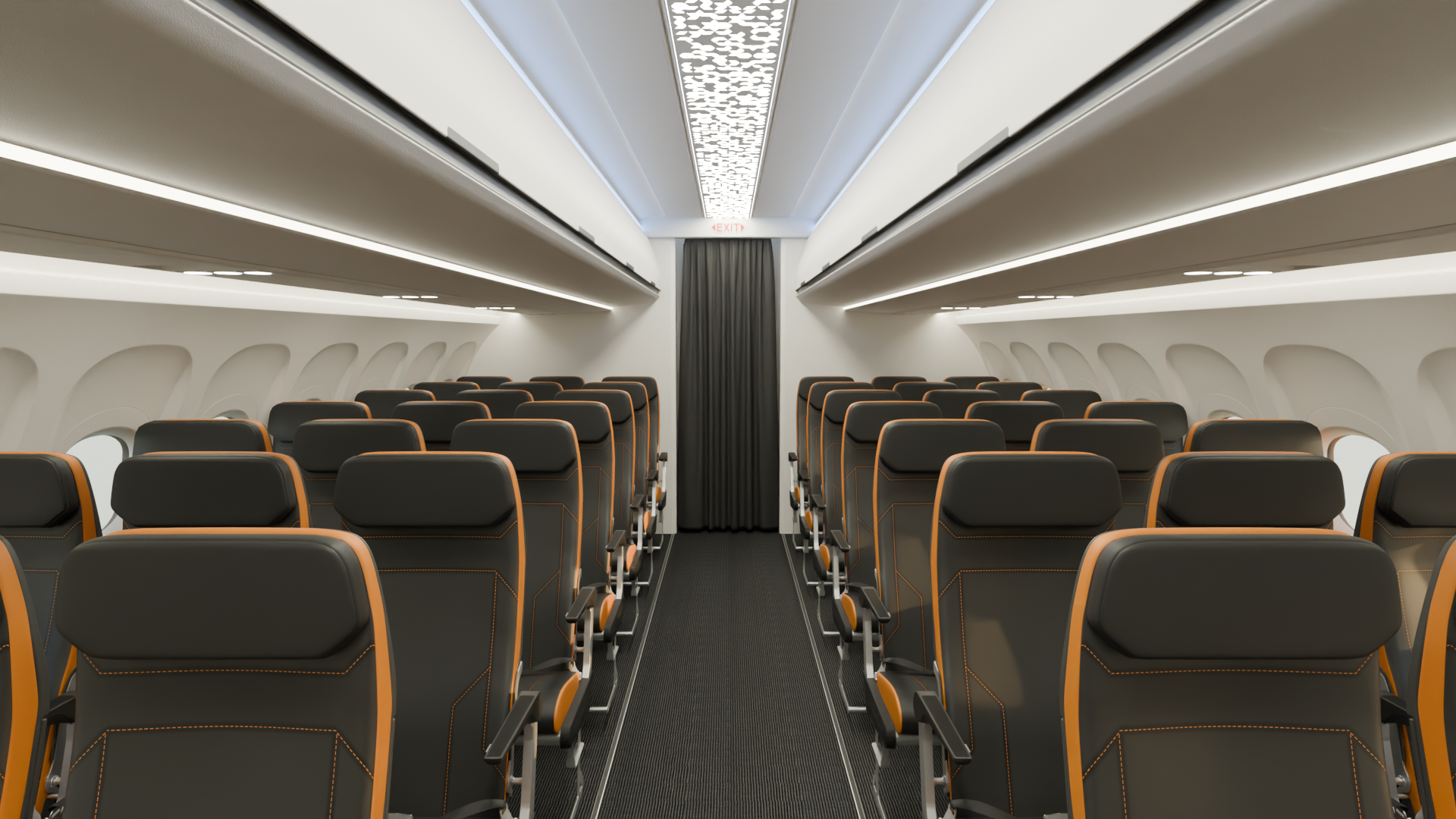 Mirus Aircraft Seating Hawk Duo In Cabin Render Front